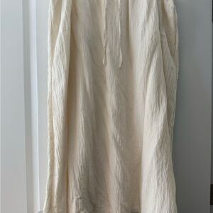 H&M Cream Maxi Skirt